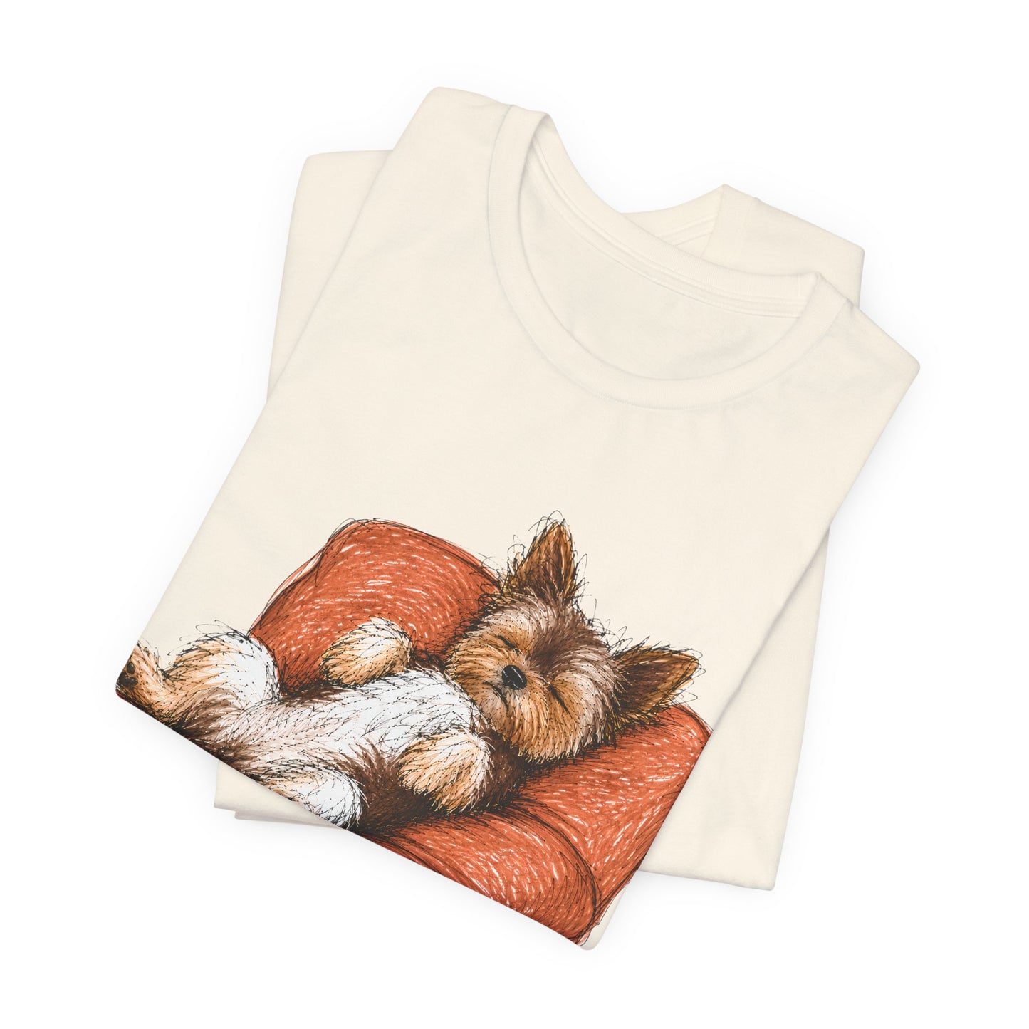 Bred to Work Retired to the Couch — Funny Yorkshire Terrier T-Shirt