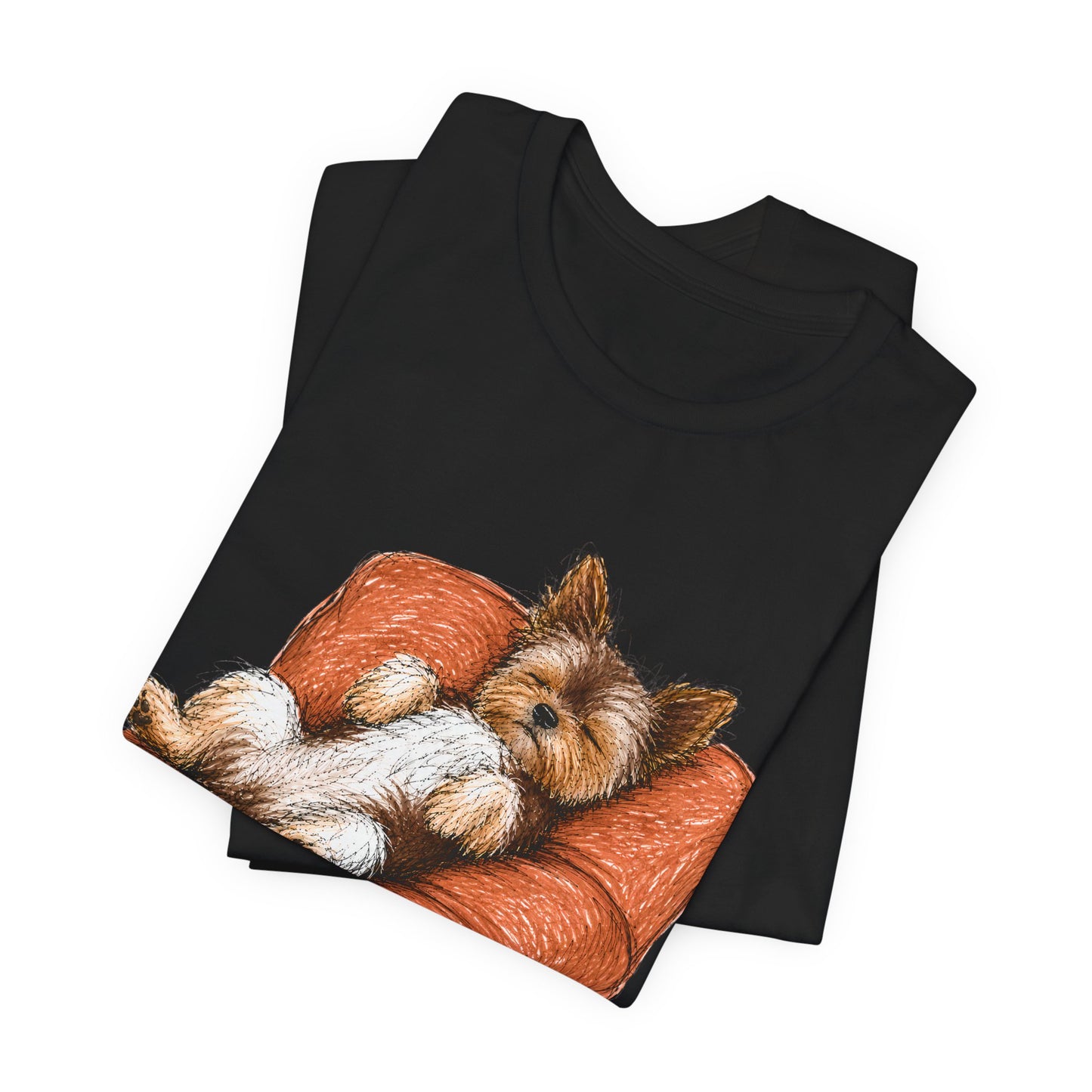 Bred to Work Retired to the Couch — Funny Yorkshire Terrier T-Shirt