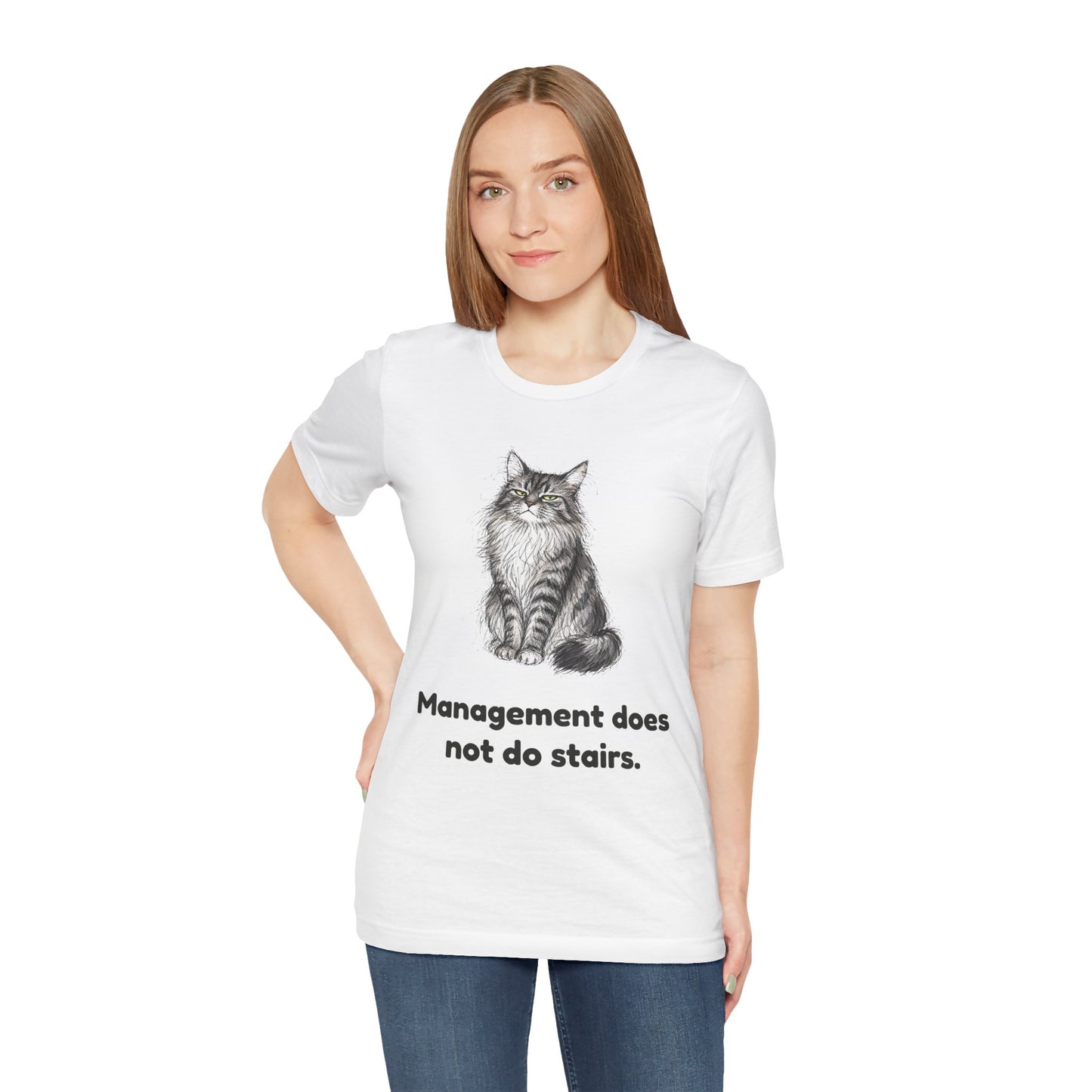 She Read Your File — Funny Maine Coon Cat T-Shirt