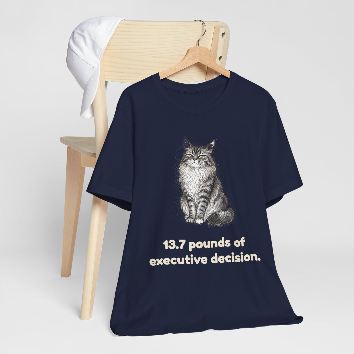 13.7 Pounds of Executive Decision — Funny Maine Coon T-Shirt
