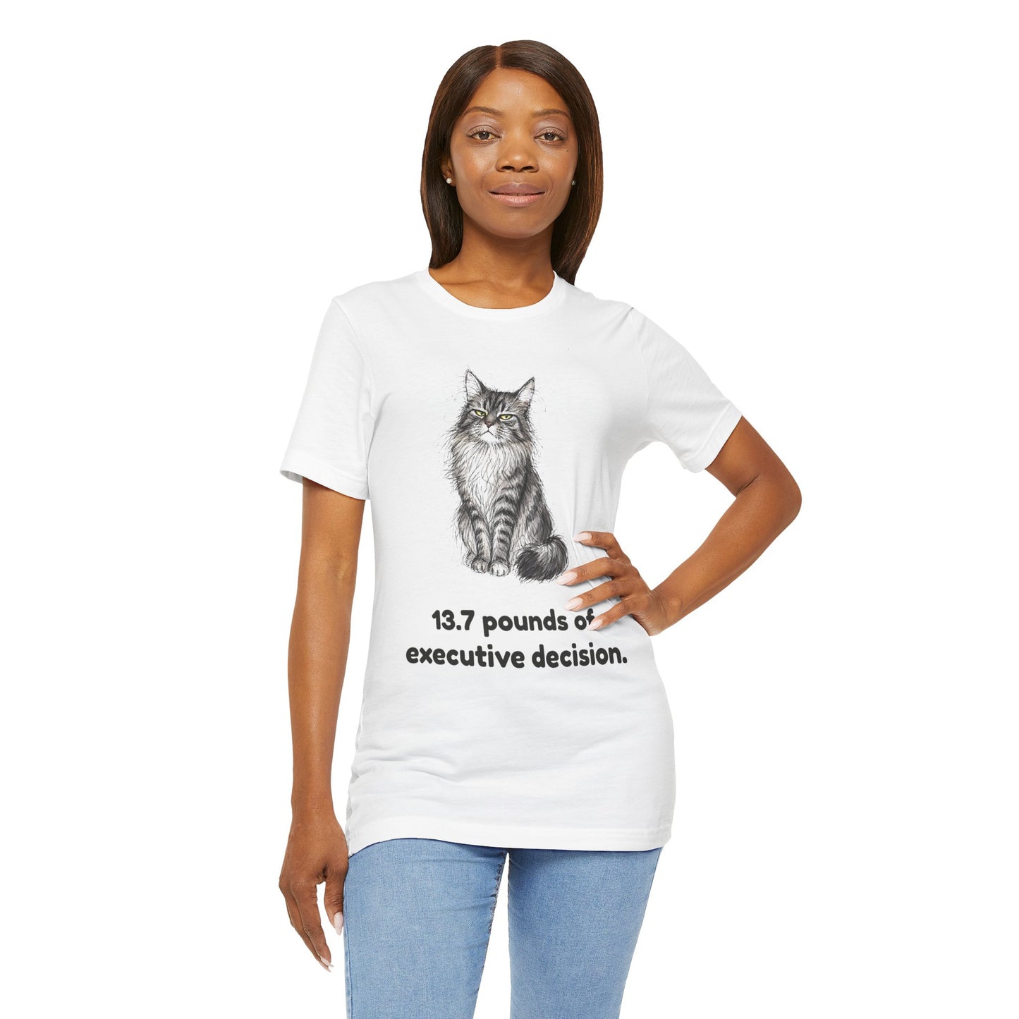 13.7 Pounds of Executive Decision — Funny Maine Coon T-Shirt