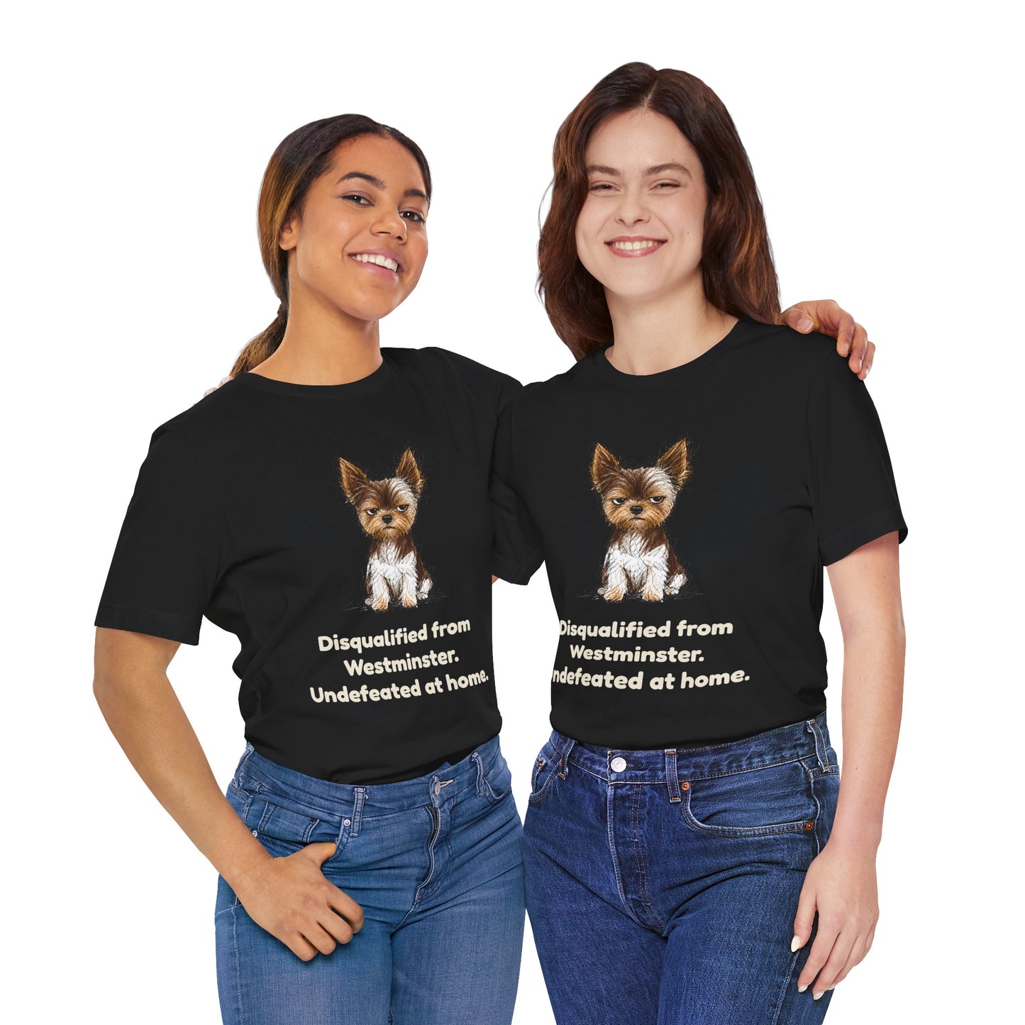 Disqualified from the Show Ring — Funny Yorkie Dog Show T-Shirt