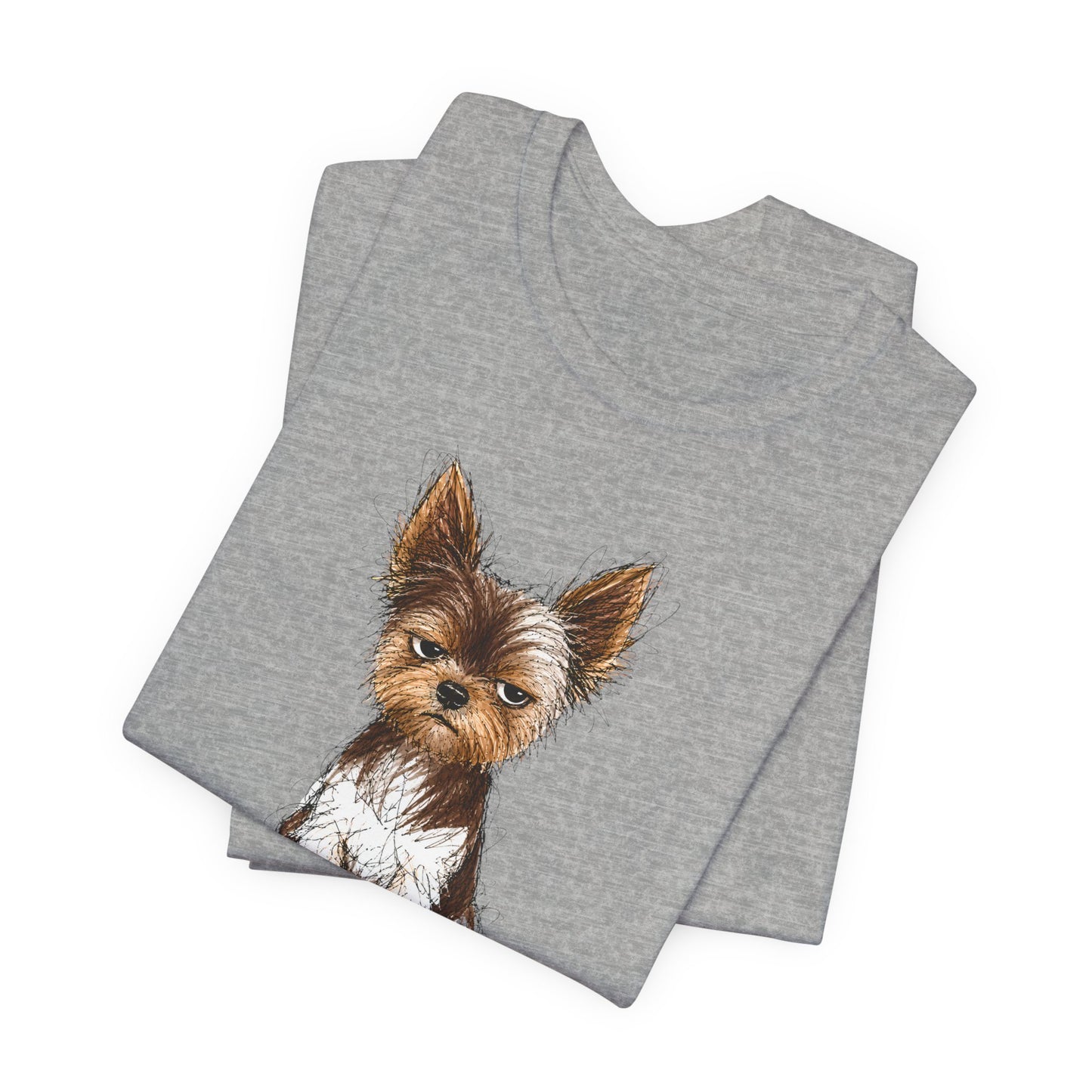 Not Show Quality Not Sorry — Funny Yorkie T-Shirt | Scruffy Pet Supply Co.