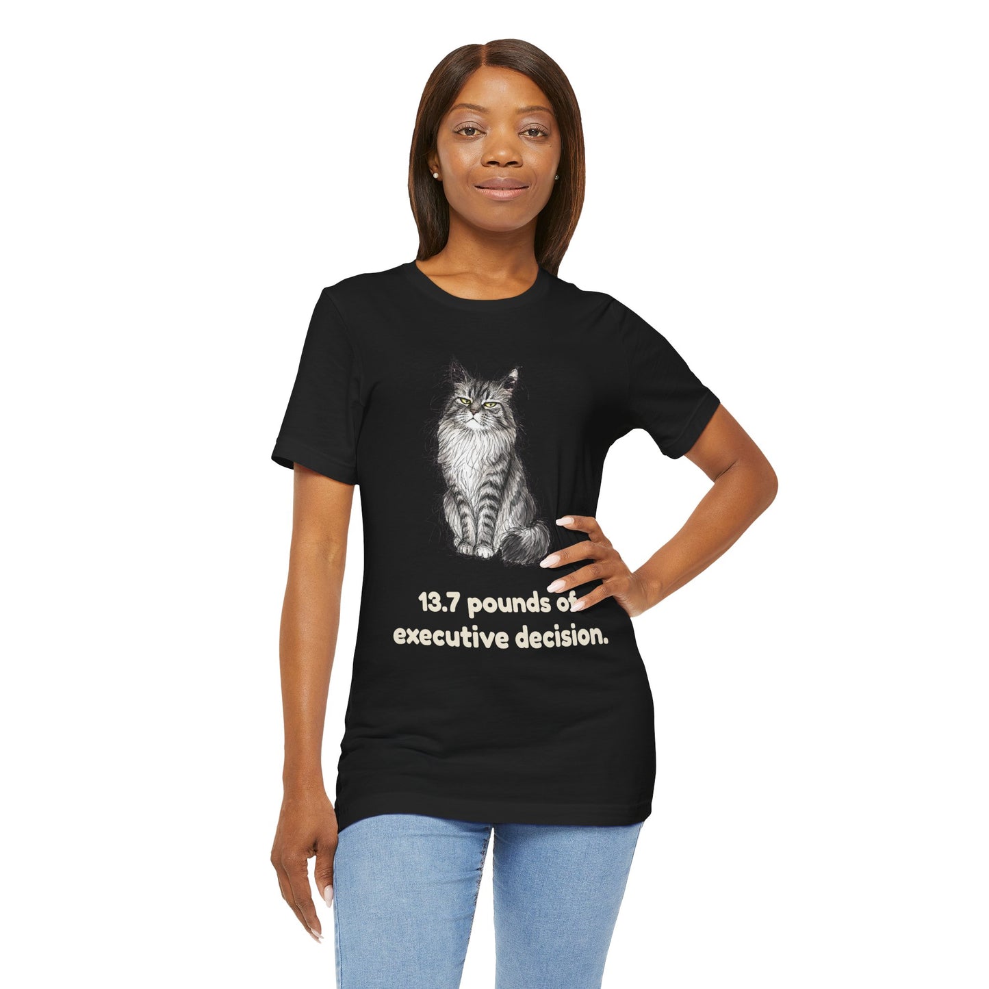 13.7 Pounds of Executive Decision — Funny Maine Coon T-Shirt