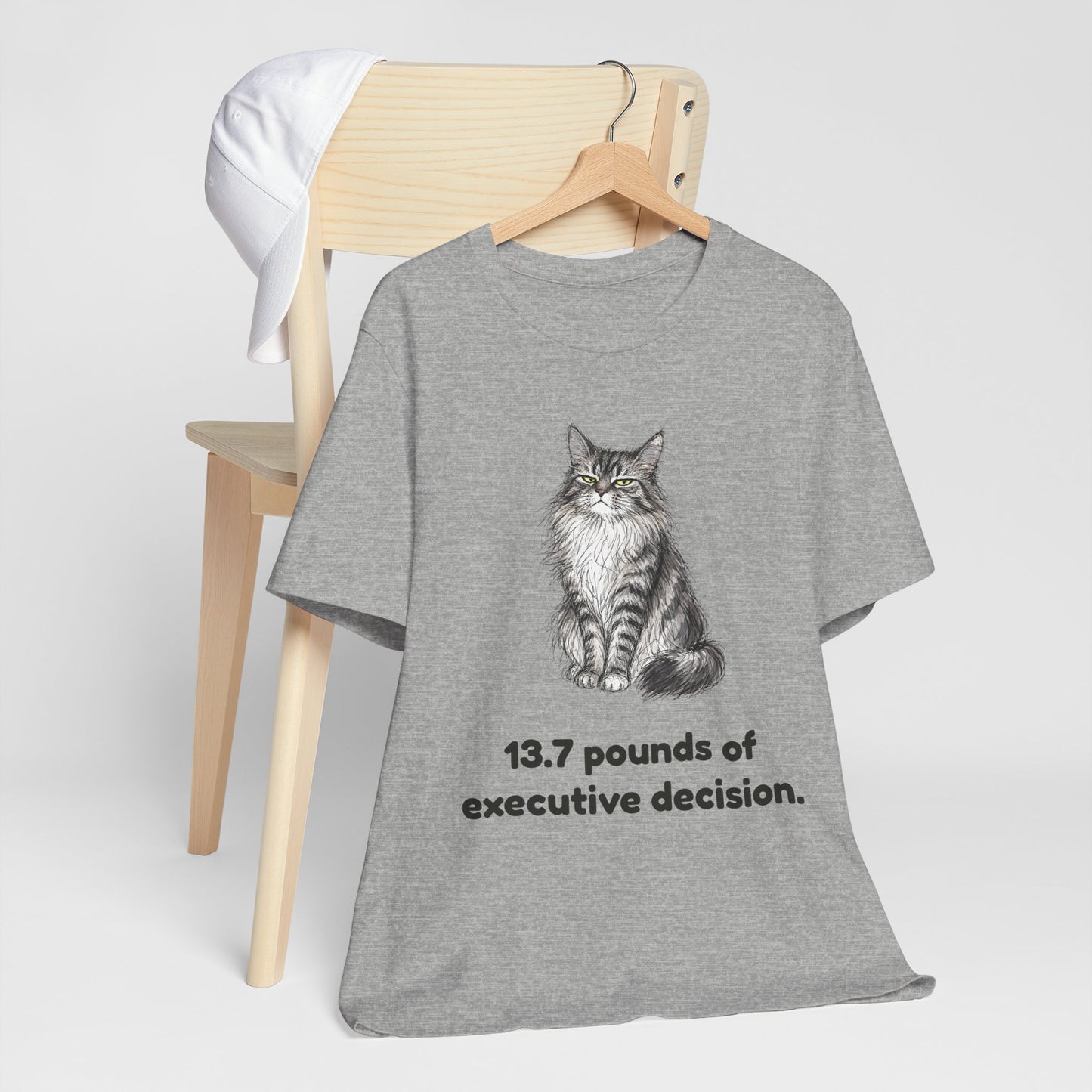 13.7 Pounds of Executive Decision — Funny Maine Coon T-Shirt