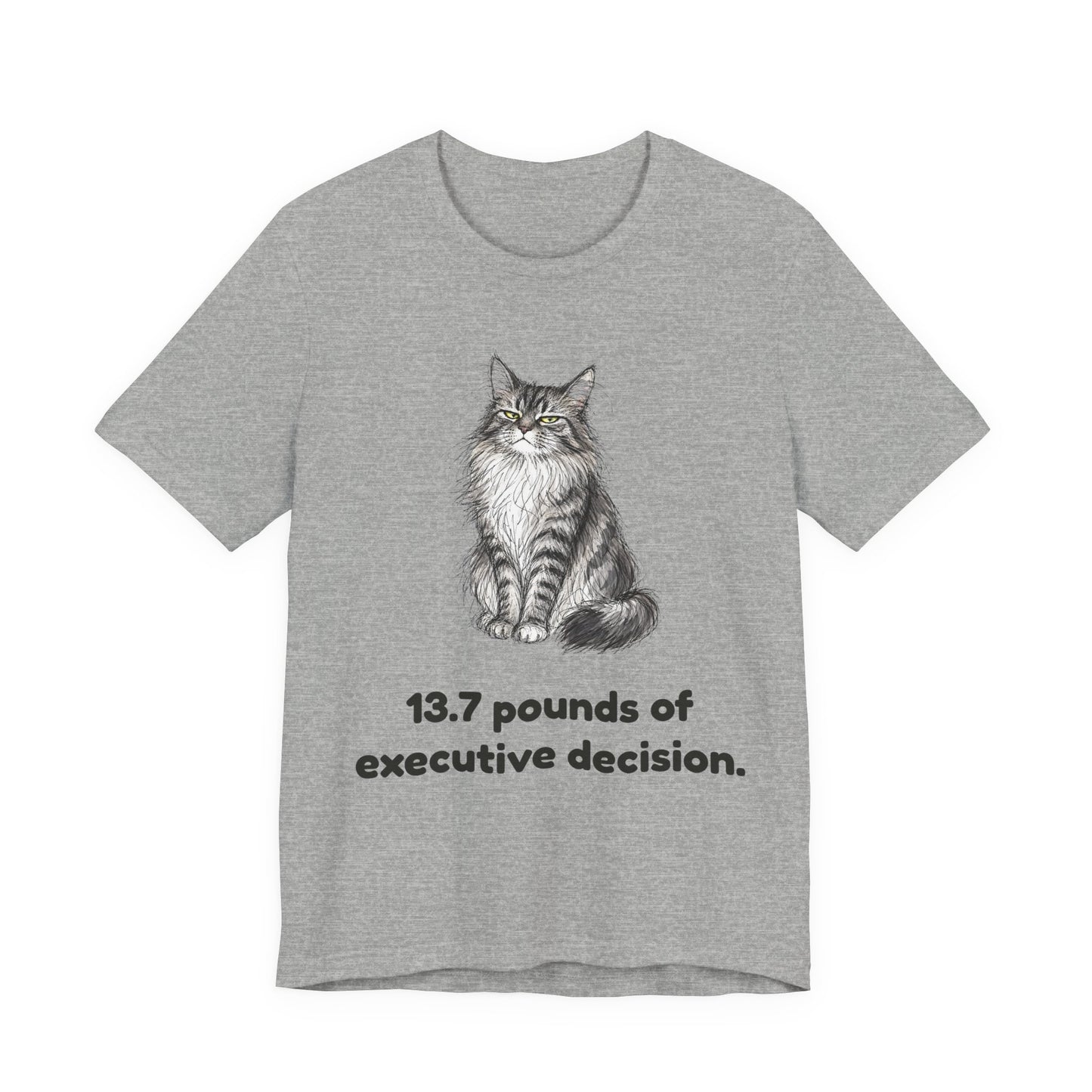 13.7 Pounds of Executive Decision — Funny Maine Coon T-Shirt